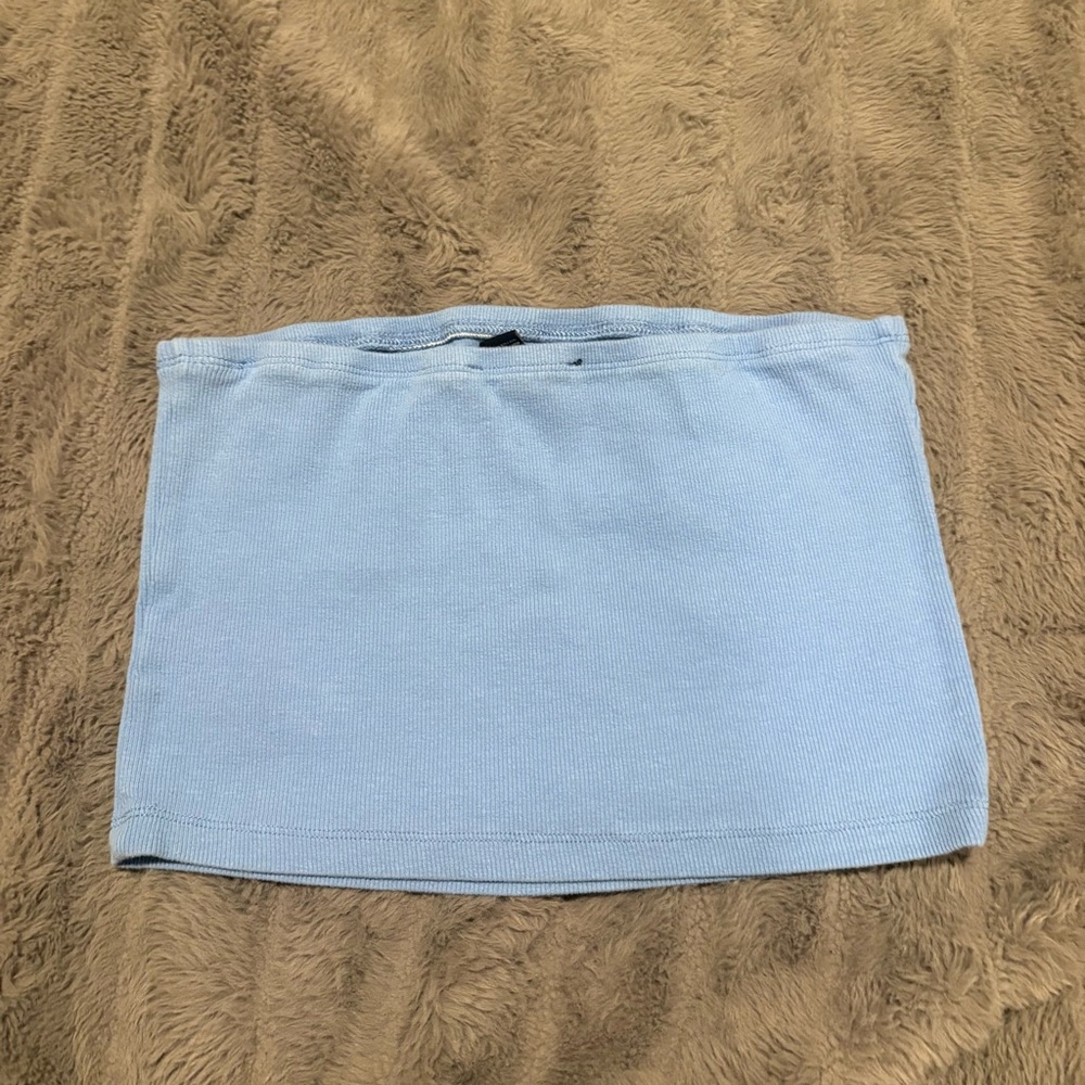 Forever 21 Sky Blue Tube Top - Picture 2 of 3